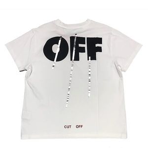Off-White Cut Off Silver Tee